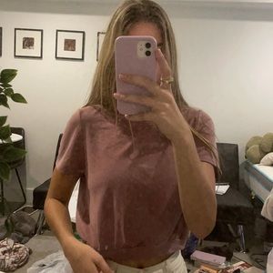 lulus light pink cute T